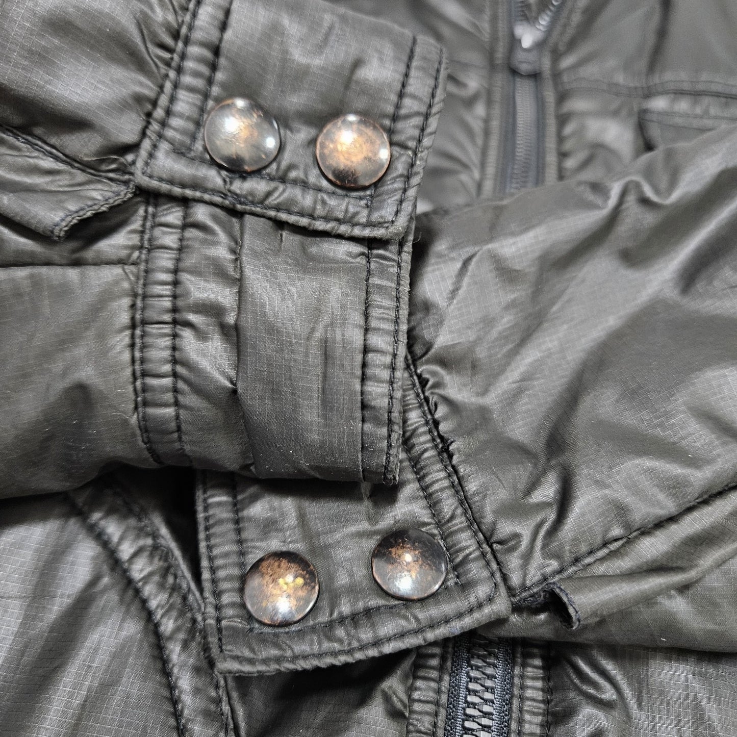 KUHL Grey Pertex Primaloft Insulated Lightweight Full Zip Utility Jacket Small S