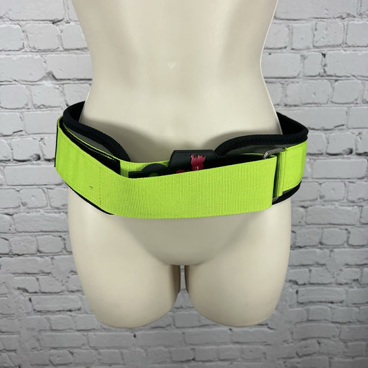 Harbinger Green Black Womens Foam Padded Core Support Belt Lifting S