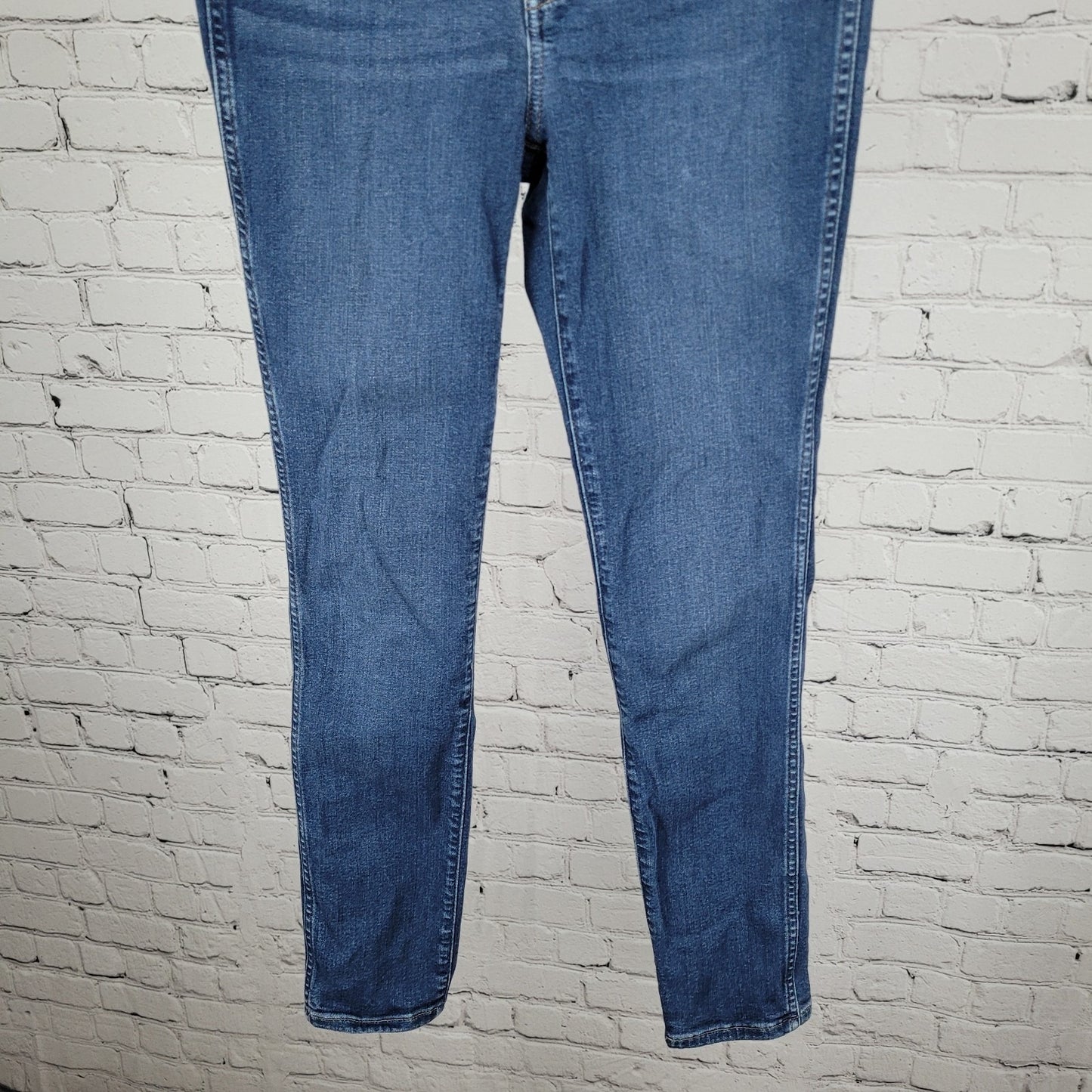 Madewell Blue 10" High Rise Medium Wash Skinny Stretch Jeans 25 (25x27)