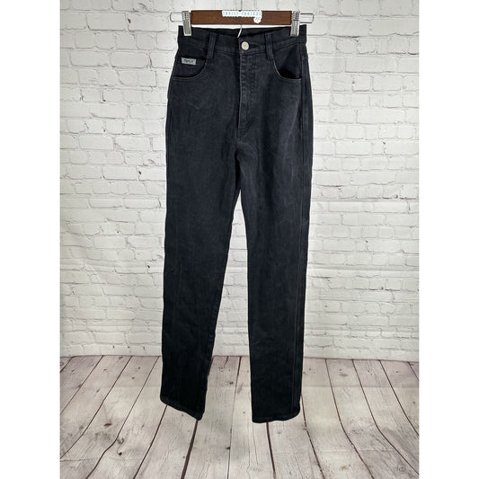 VTG Roper Black Denim High Rise Straight Leg Women’s Western Jeans 5 (23 x 35)