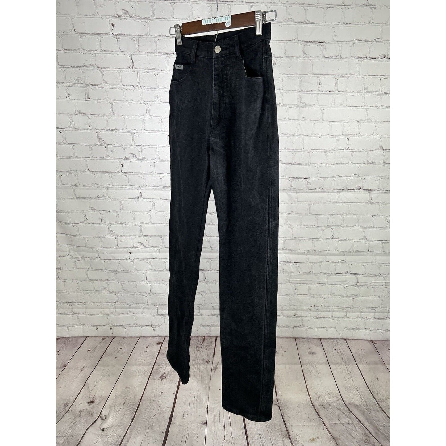 VTG Roper Black Denim High Rise Straight Leg Women’s Western Jeans 5 (23 x 35)