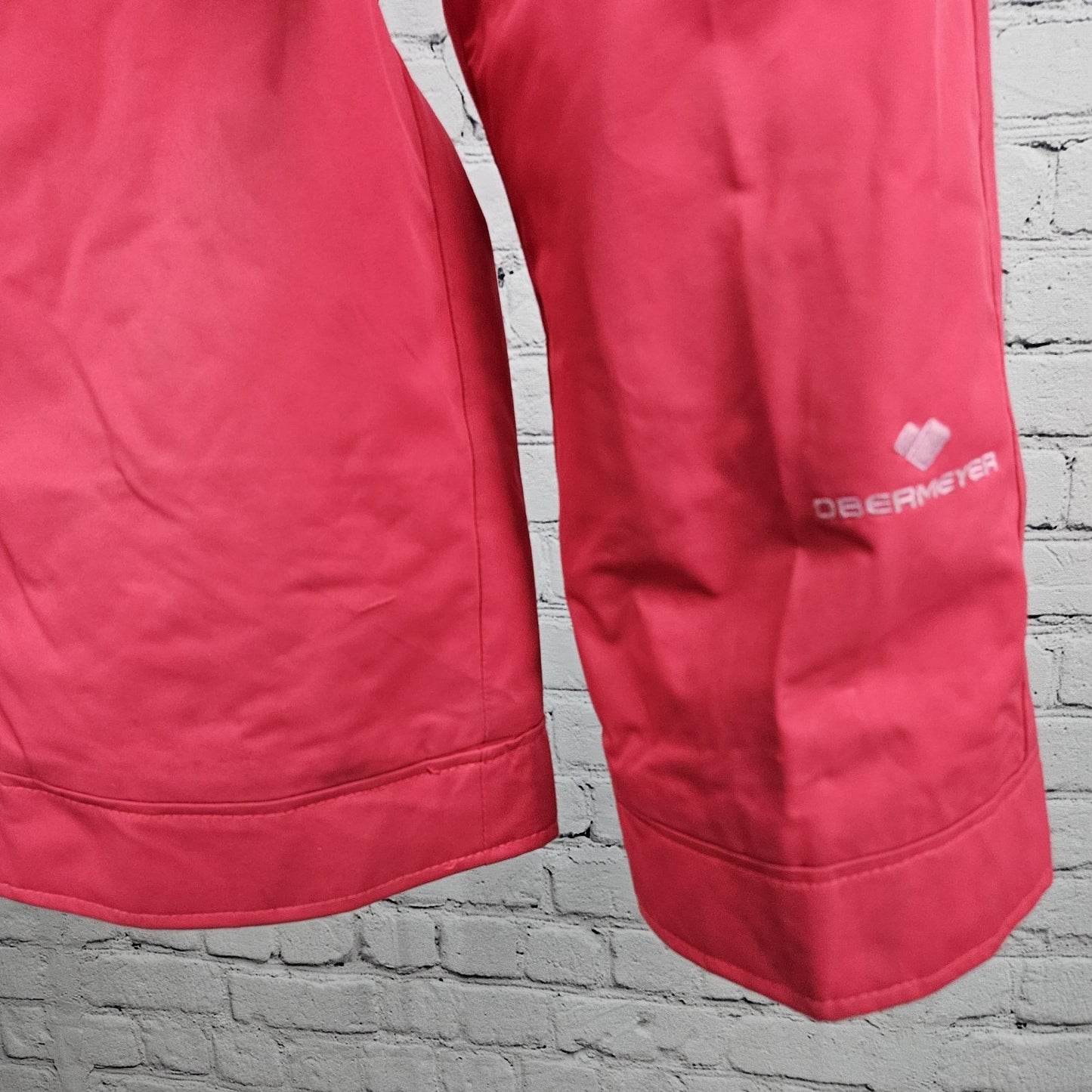 Obermeyer Pink I Grow Insulated Adjustable Straps Winter Snow Bibs Pants Kids 5