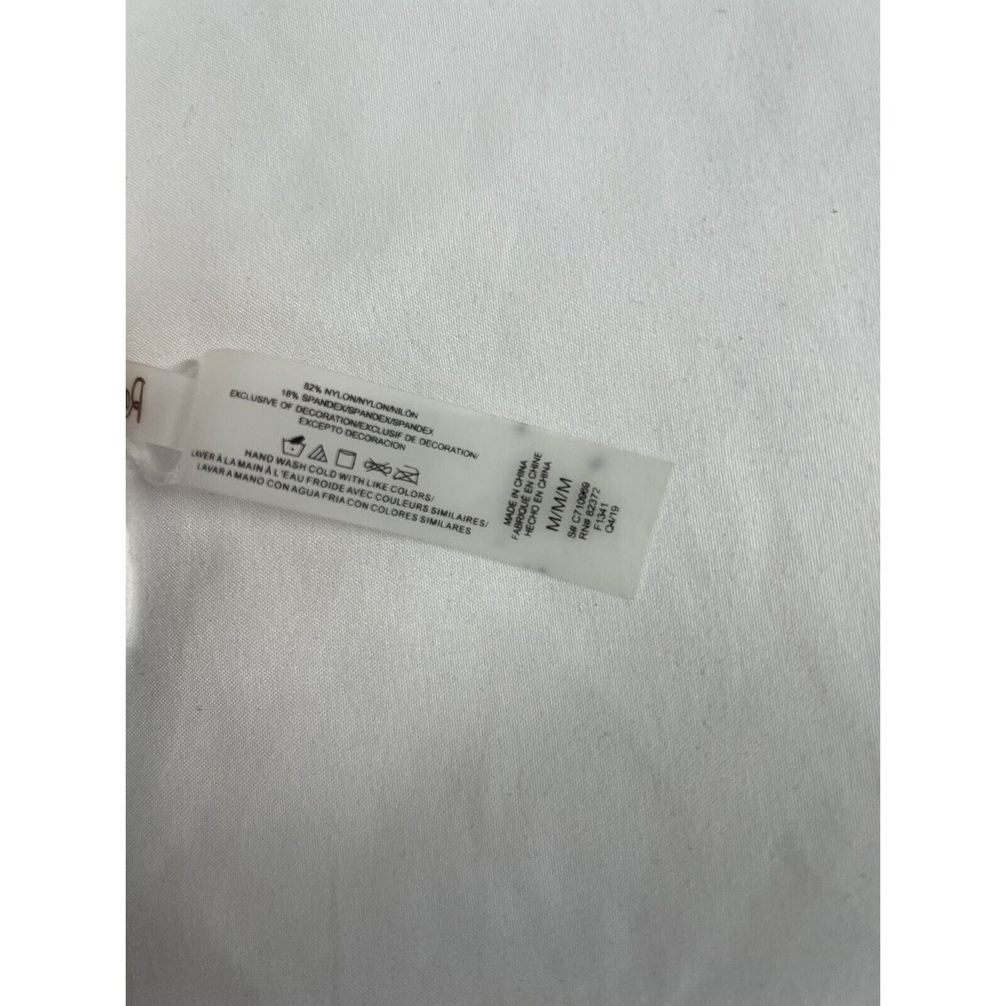 Raisins Juniors Pink Striped Triangle Spaghetti Strap Bikini Top Swim Medium