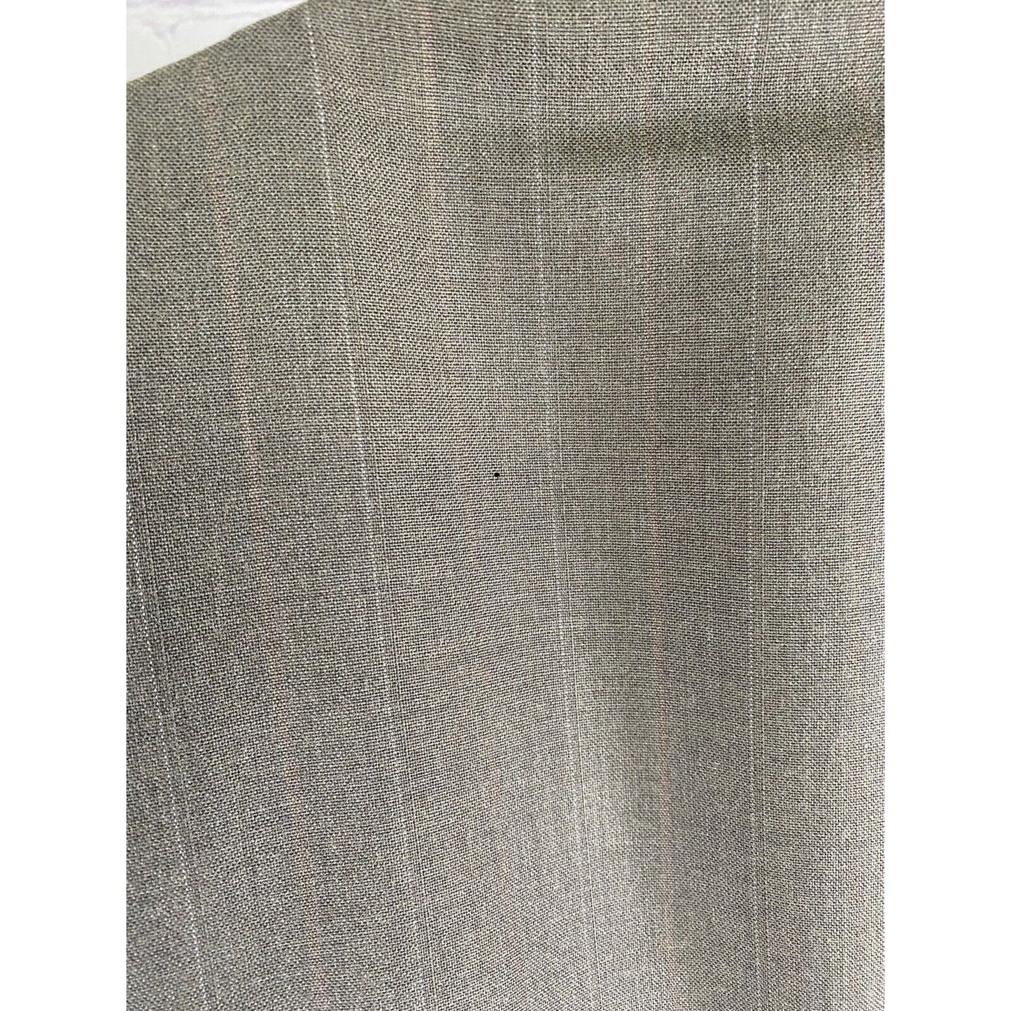 VTG Stafford Gray Two Button Coat Blazer Jacket Windowpane Striped 46R