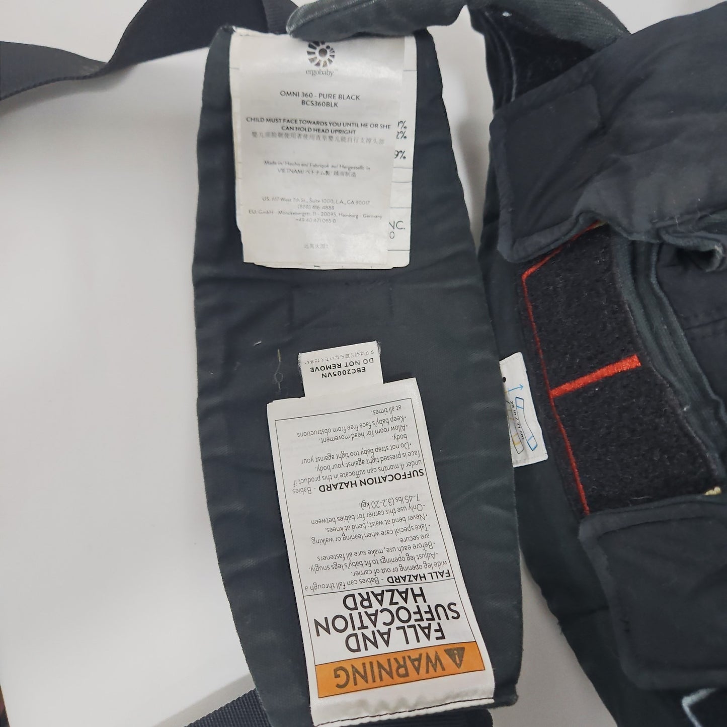 Ergobaby Omni 360 Pure Black All Position Ergonomic Baby Carrier