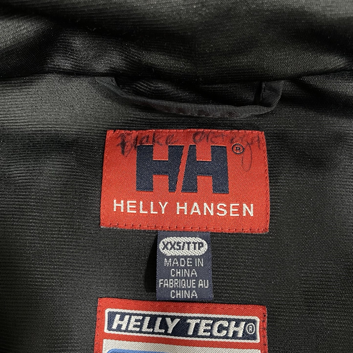 Helly Hansen Black Helly Tech Zipped Waterproof Breathable Hooded Jacket XXS