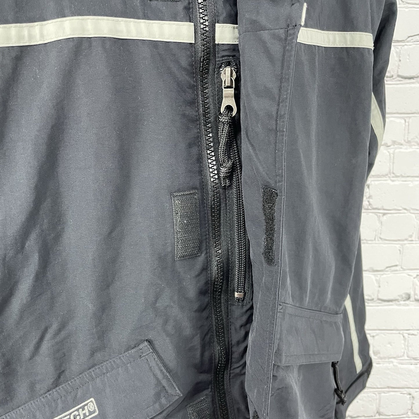 Helly Hansen Black Helly Tech Zipped Waterproof Breathable Hooded Jacket XXS
