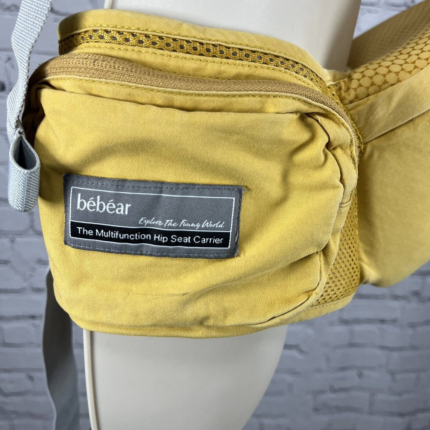 Bebear Baby Multifunction Hip Seat Carrier Backpack 0-36 Months Mustard Yellow