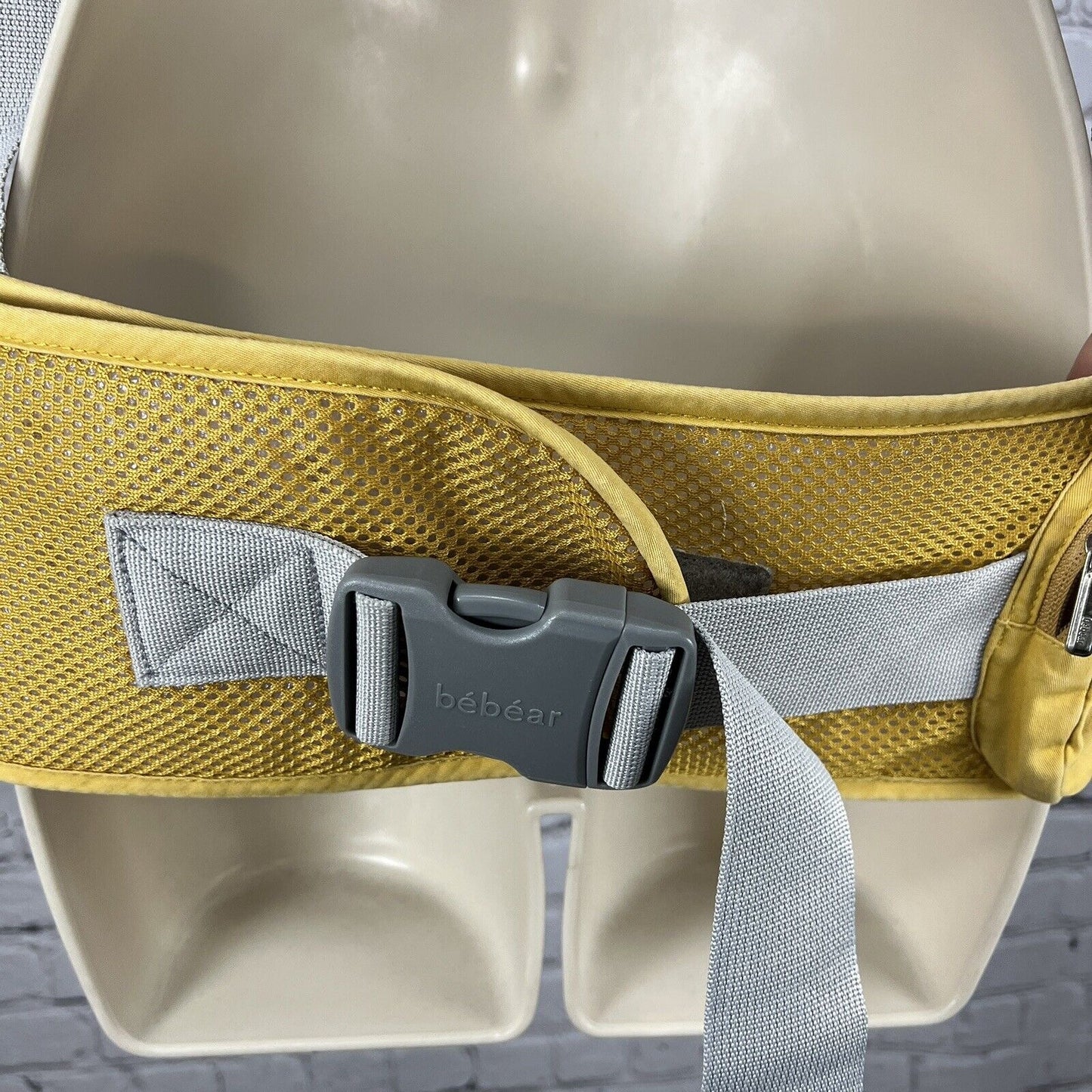 Bebear Baby Multifunction Hip Seat Carrier Backpack 0-36 Months Mustard Yellow
