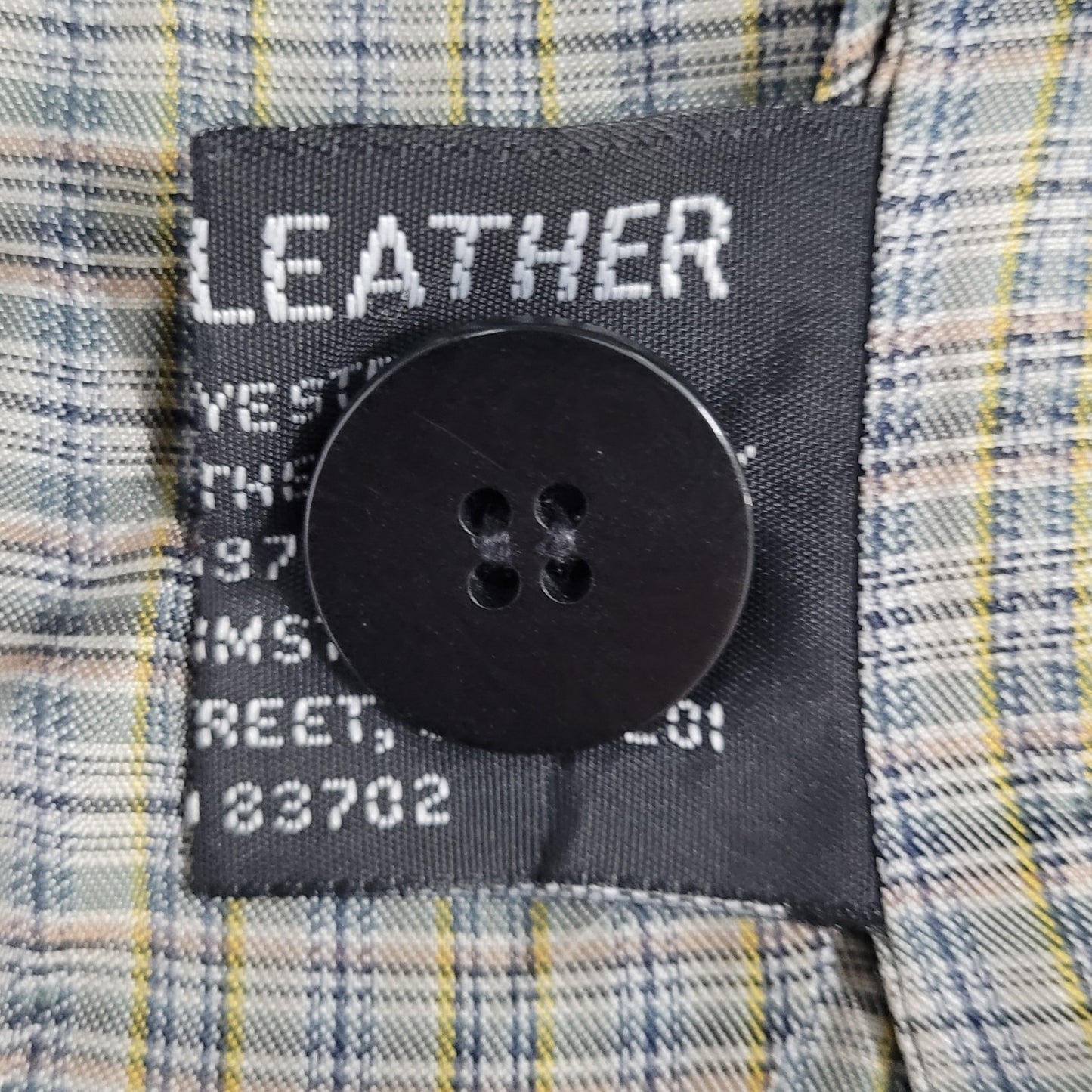 Robert Comstock Endurance Black Genuine Leather Lightweight Jacket Size 38