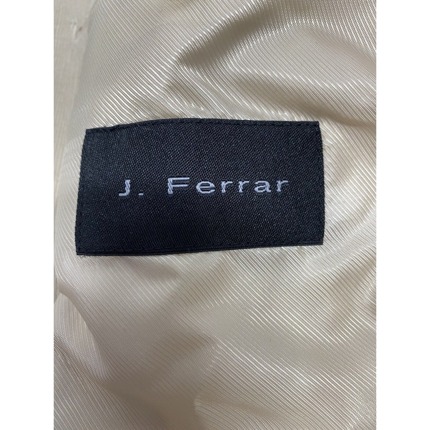 J Ferrar Tan Corduroy 2 Button Cotton Shell Sport Coat Jacket Blazer Large 42-44