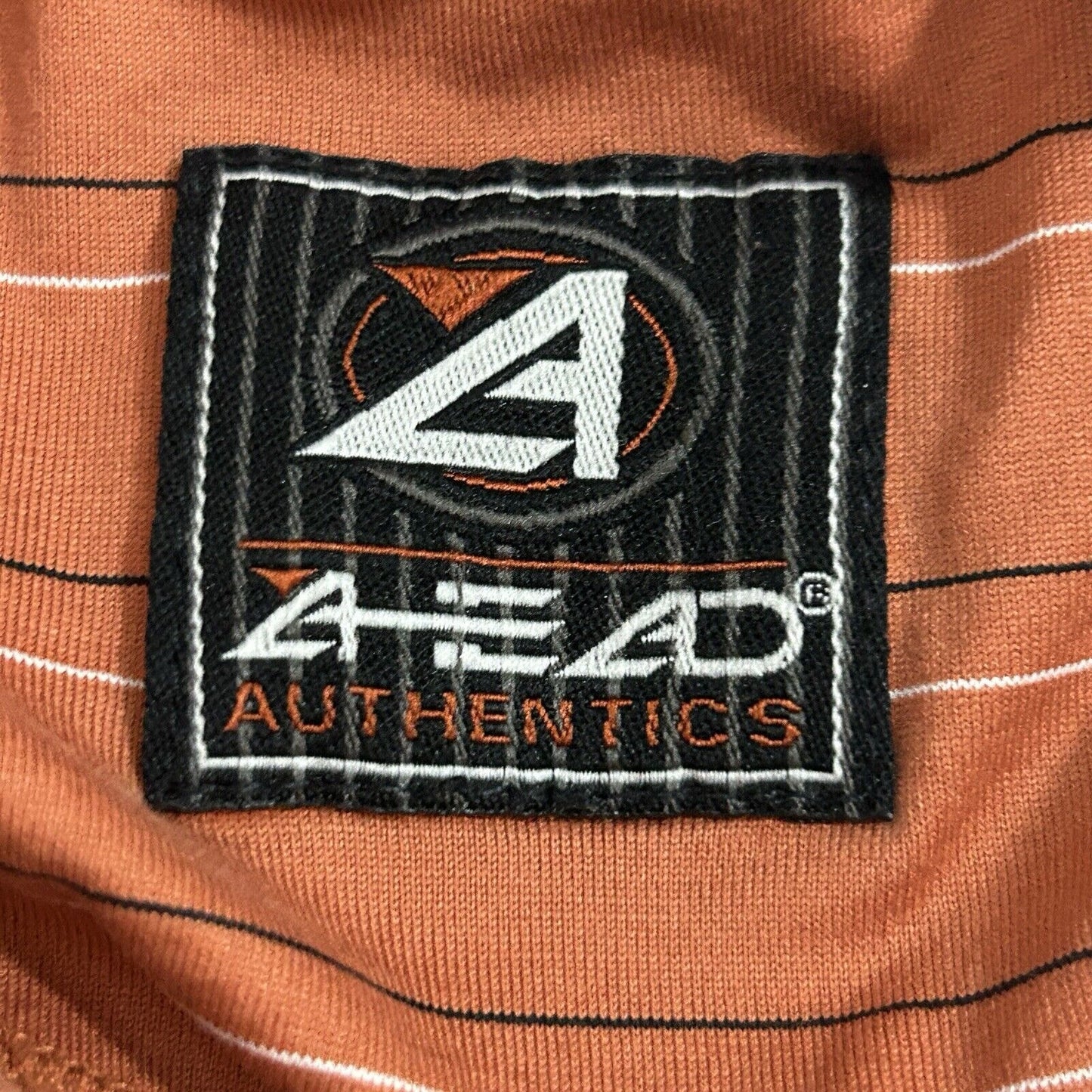 Z Head The Country Club Of Louisiana Orange Stripe Short Sleeve Polo Size Large
