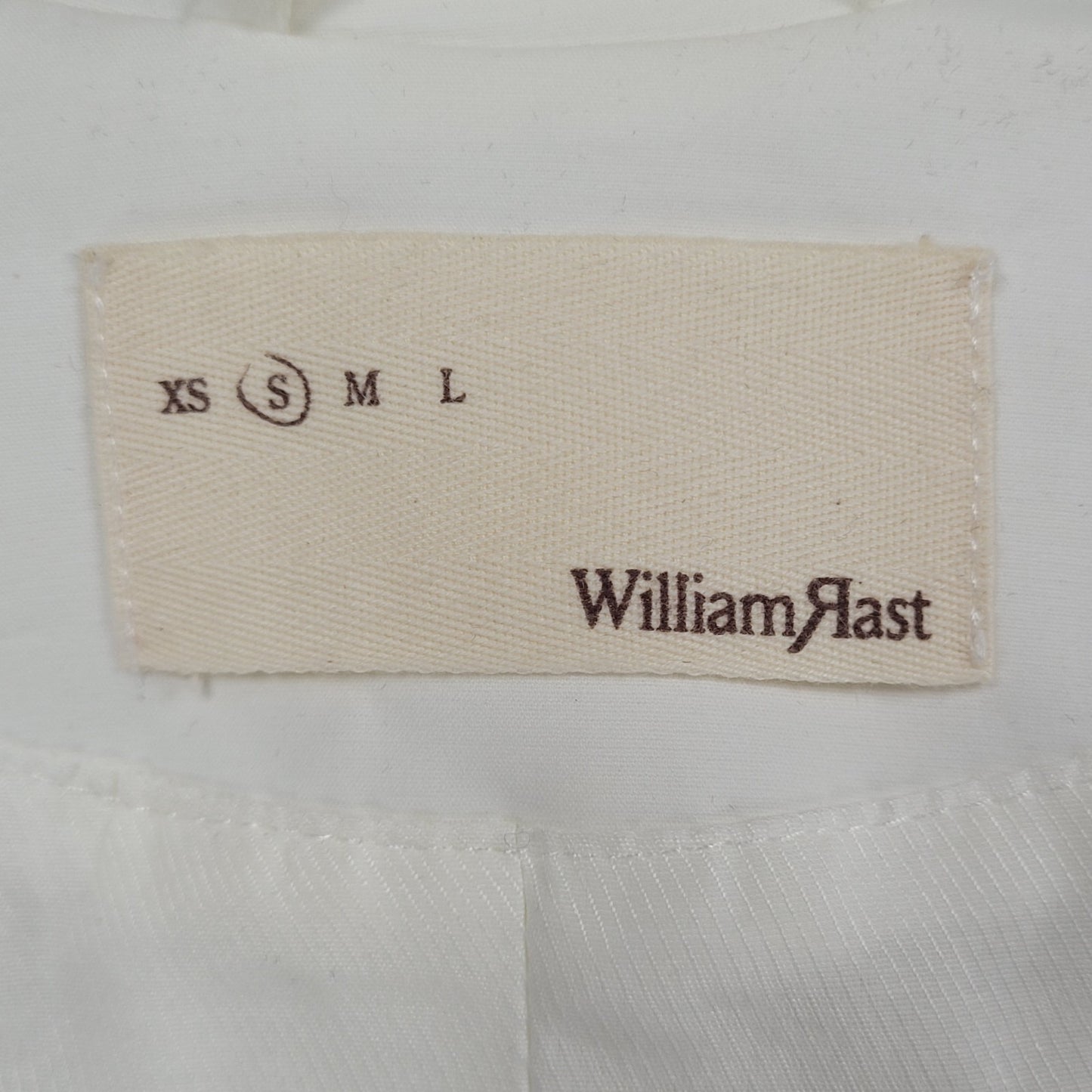 William Rast Ivory & Black 1 Button Double Vented Blazer Jacket Size Small S
