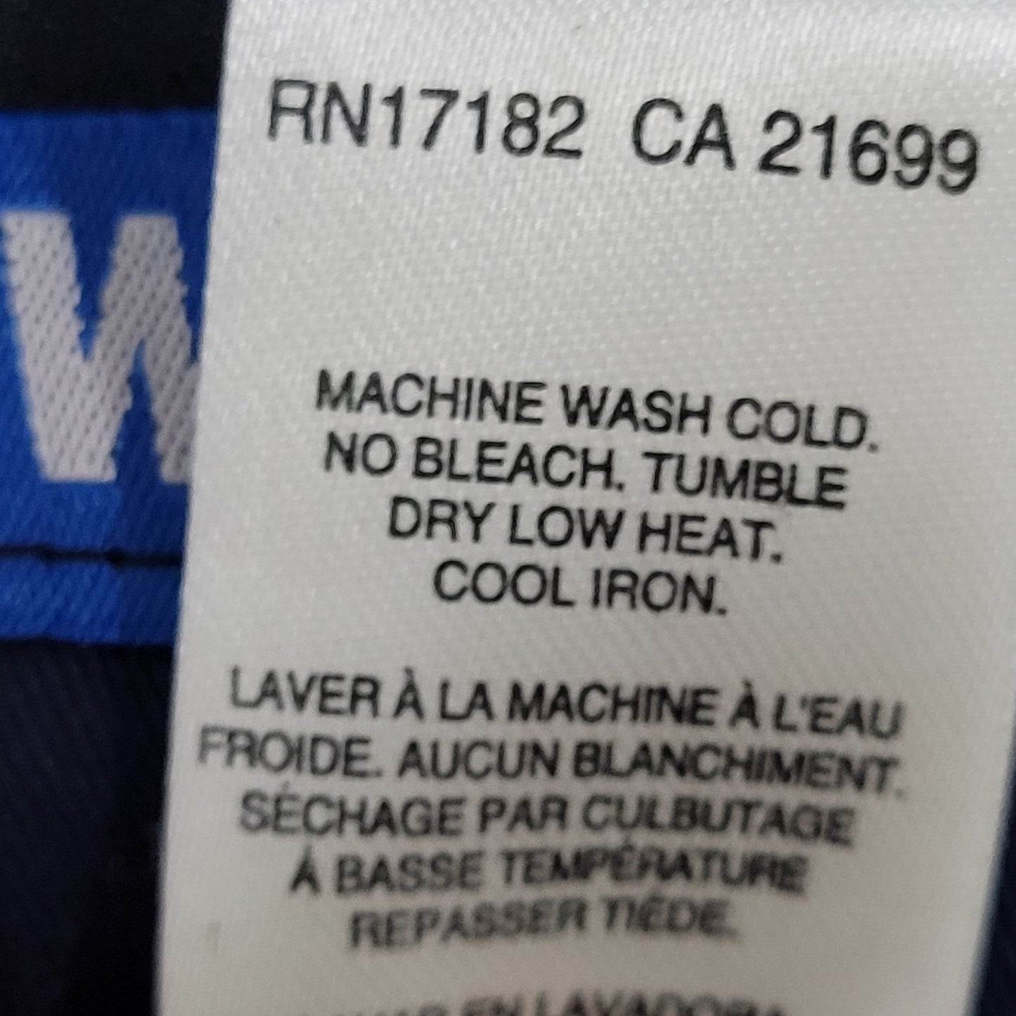 Walls Workwear Navy 100% Cotton Insulated Corduroy Collar Coveralls Size XLT