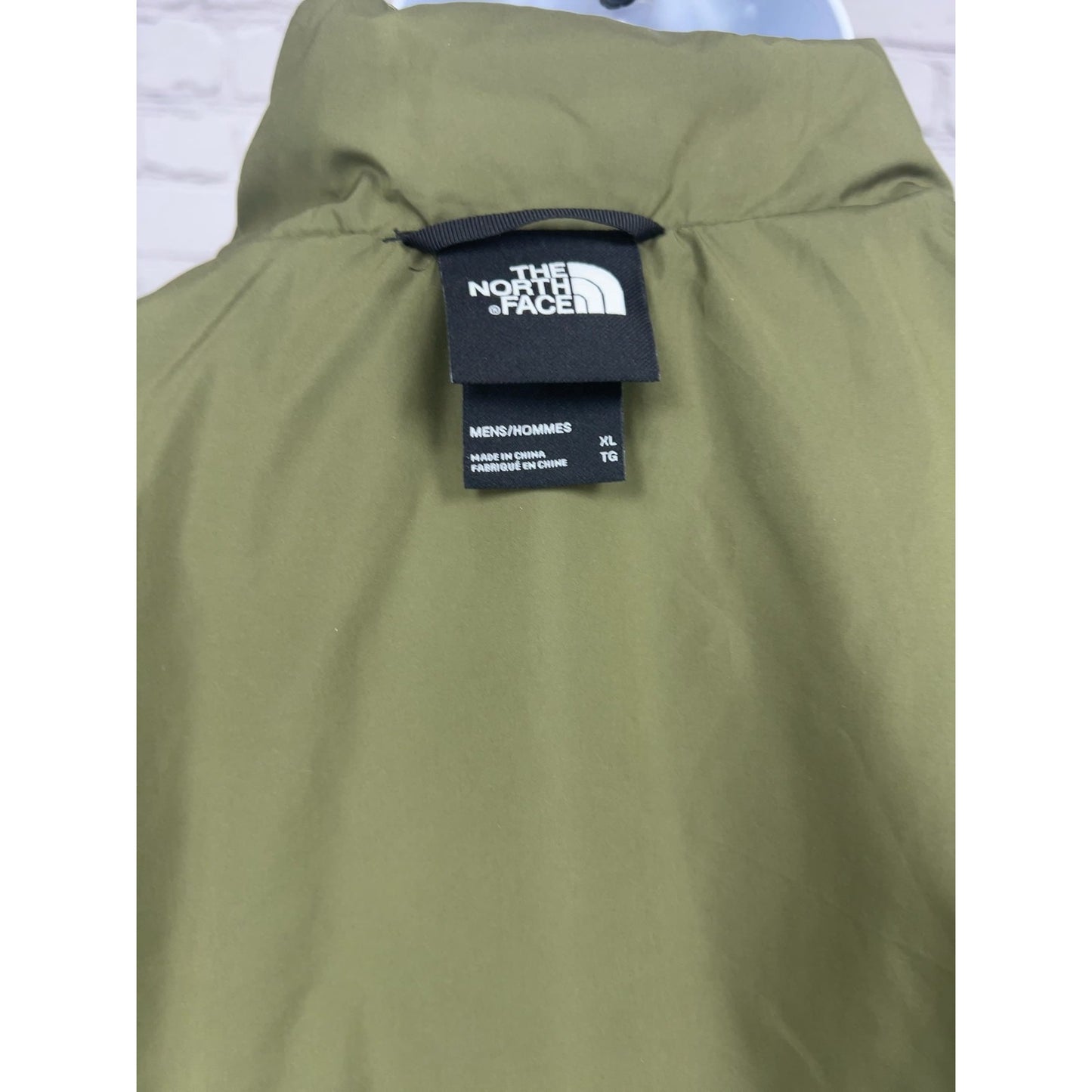 The North Face Green Camo Full Zip Puffer Vest Men's XL