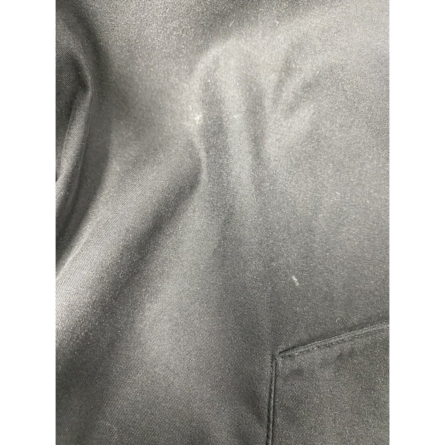 London Fog Black Water Repellent Button Up Coat Jacket W Warmer Yoke Women’s M