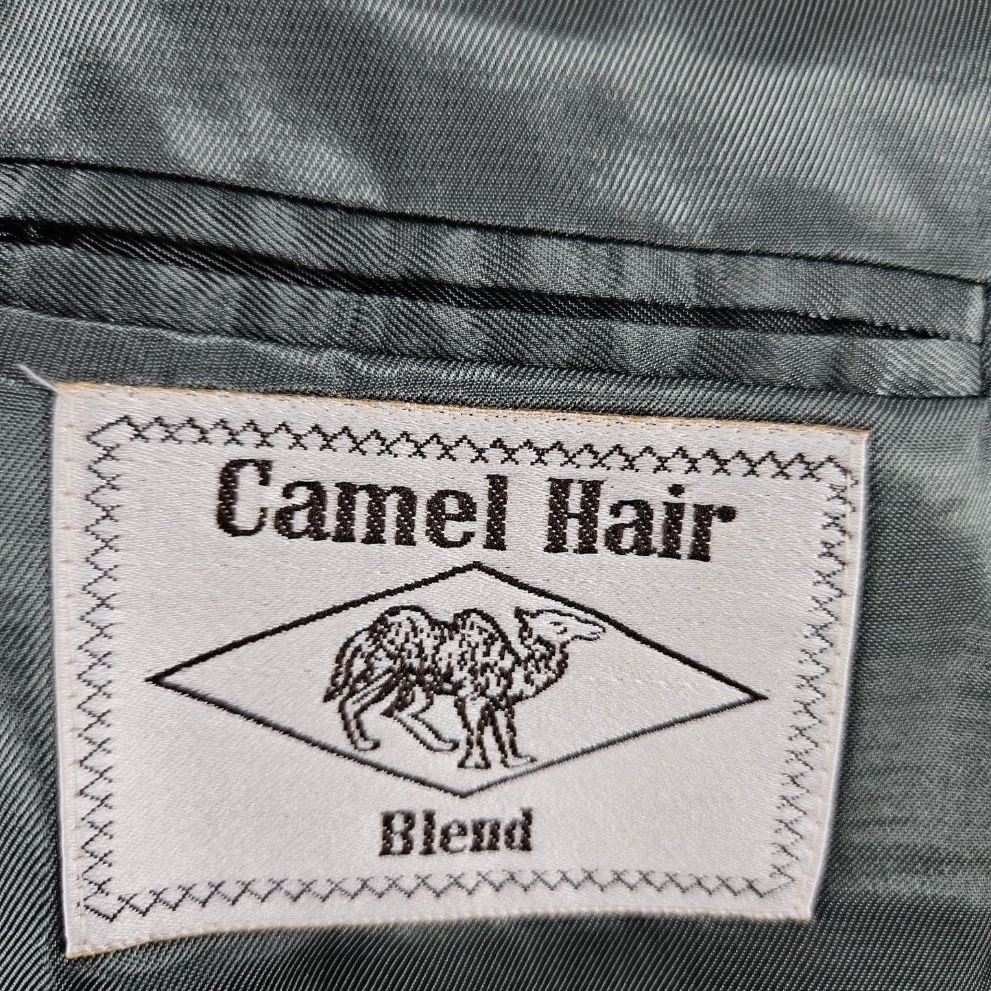 Roberto Vasalli Grey Camelhair Wool Blend 2 Button Notch Blazer Sport Coat 38R