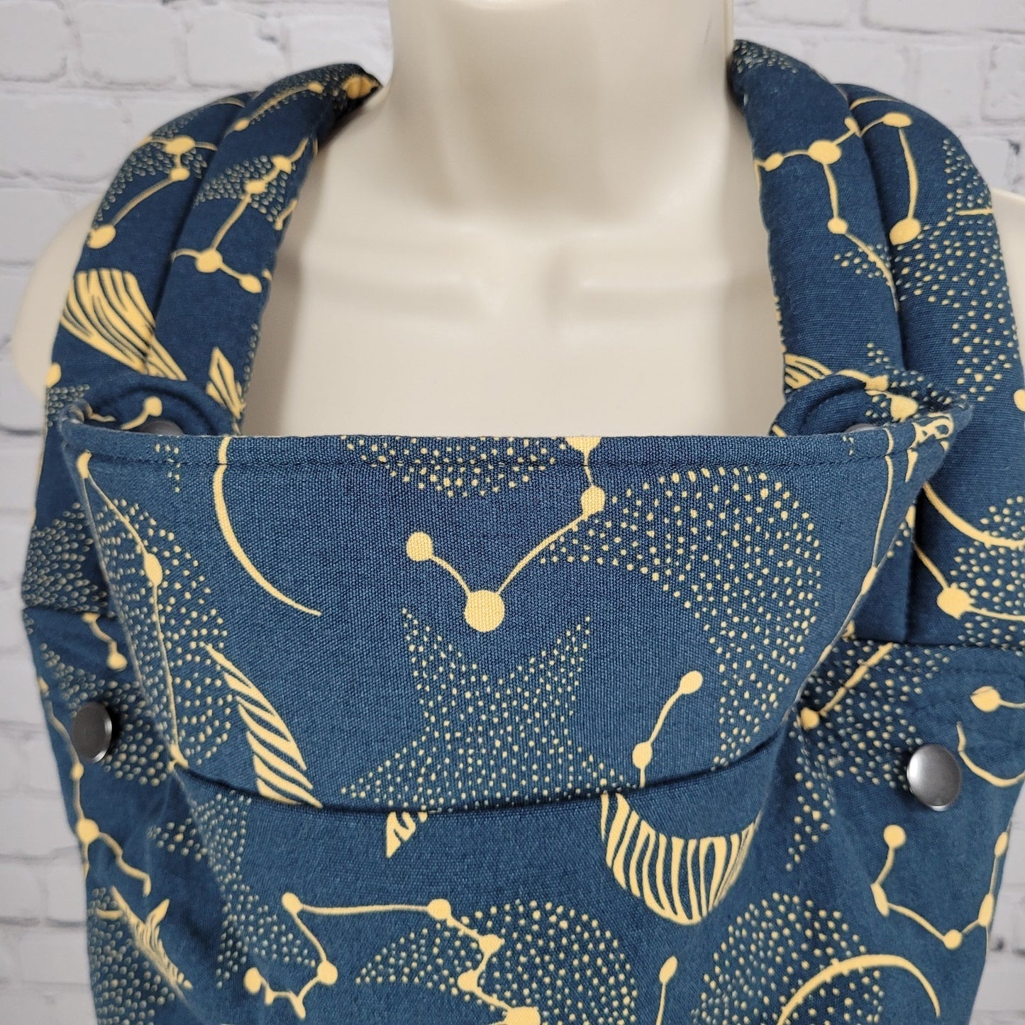 Momcozy Blue Constellation Stars 100% Cotton Adjustable Baby Infant Carrier
