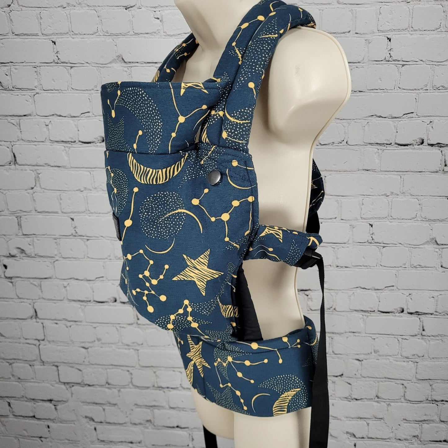 Momcozy Blue Constellation Stars 100% Cotton Adjustable Baby Infant Carrier