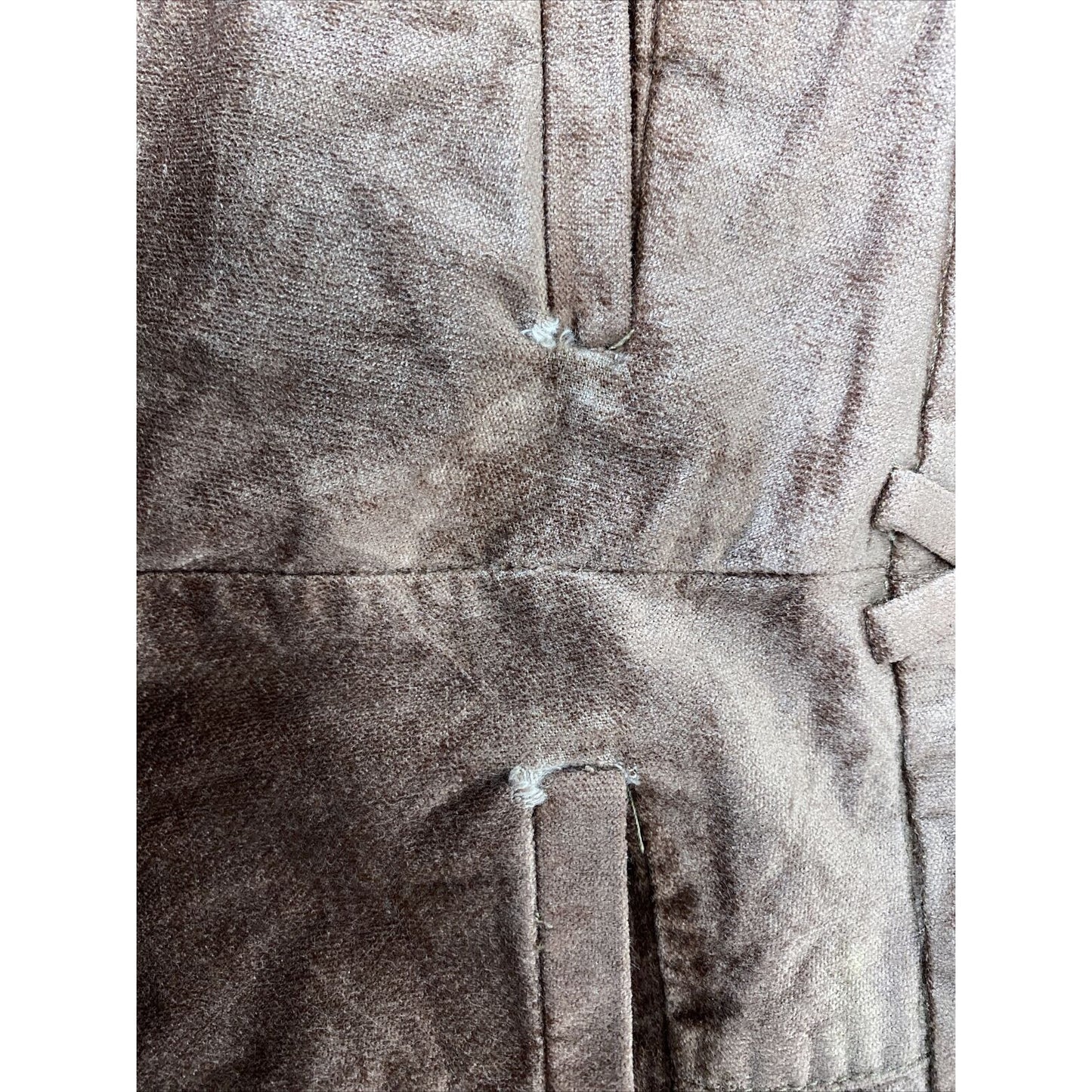 Anthropologie Rose Gold Crushed Velvet The Essential Slim Skinny Leg Pants 2