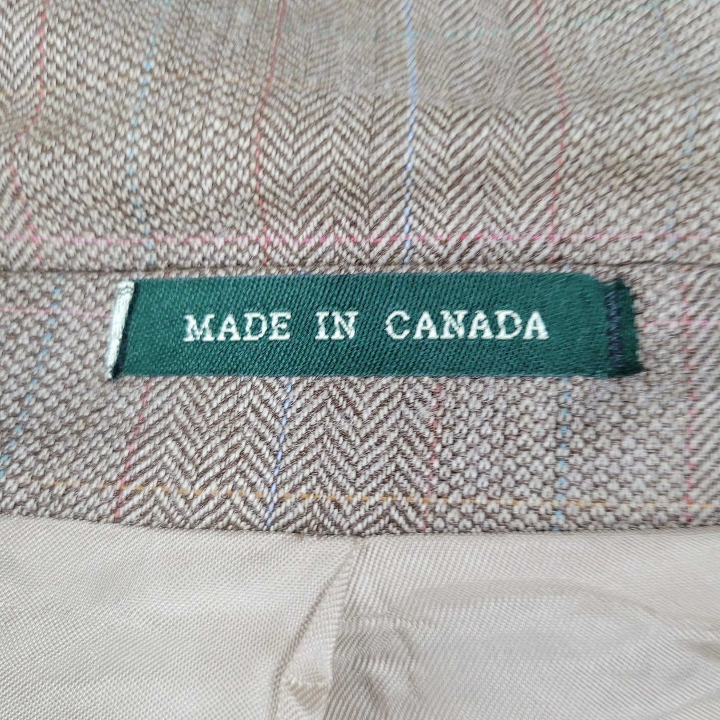 Lauren Ralph Lauren Tan Silk Wool 2 Button Vented Notch Blazer Sport Coat 43R