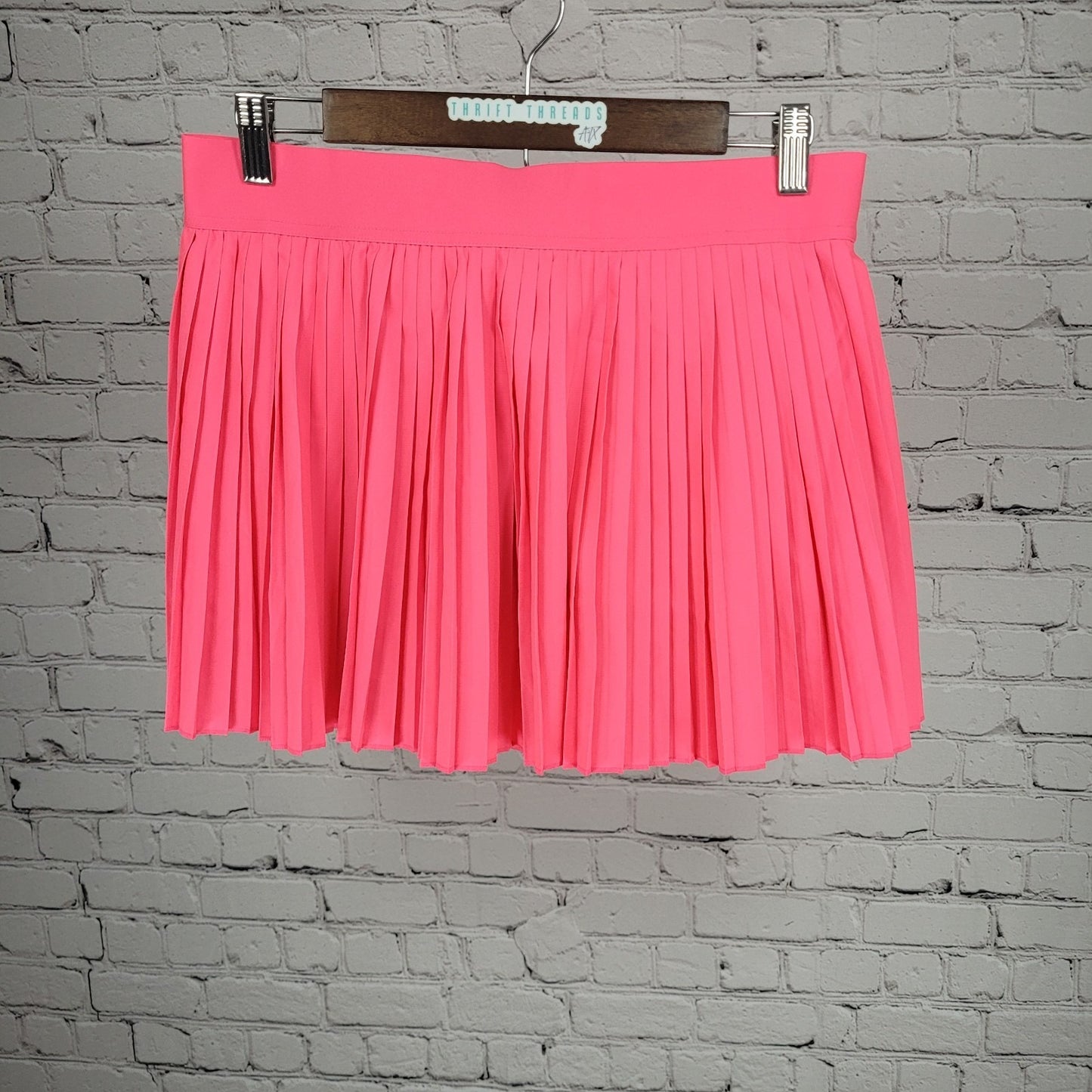 NWD Adidas Pink Club Pleat Tennis Skirt Climacool Built In Shorts Skort Medium M