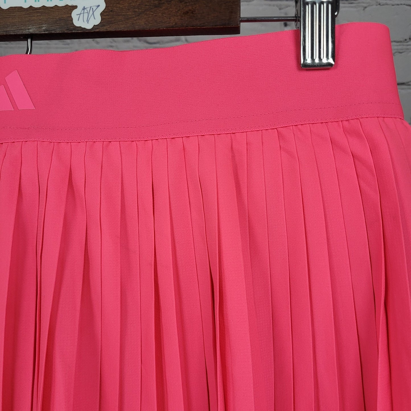 NWD Adidas Pink Club Pleat Tennis Skirt Climacool Built In Shorts Skort Medium M