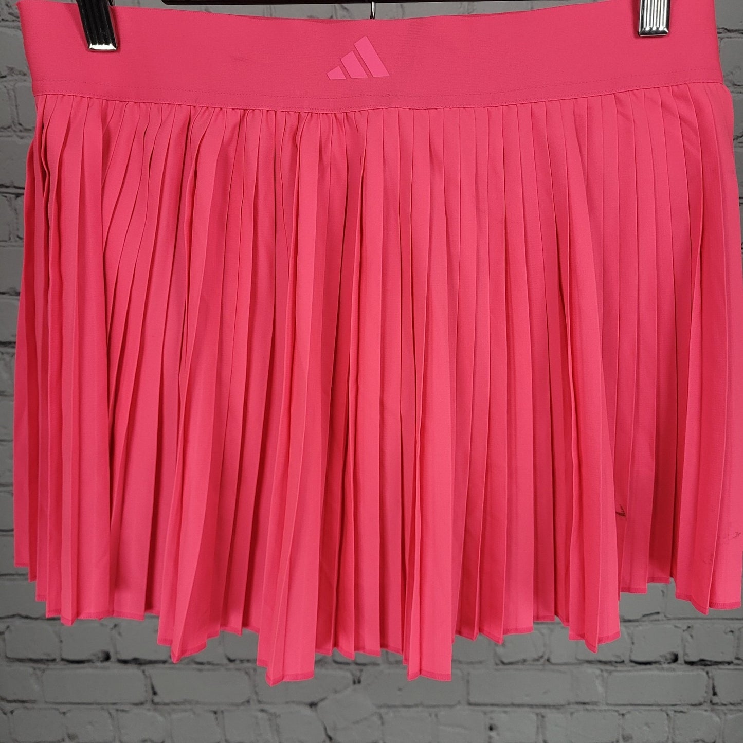 NWD Adidas Pink Club Pleat Tennis Skirt Climacool Built In Shorts Skort Medium M