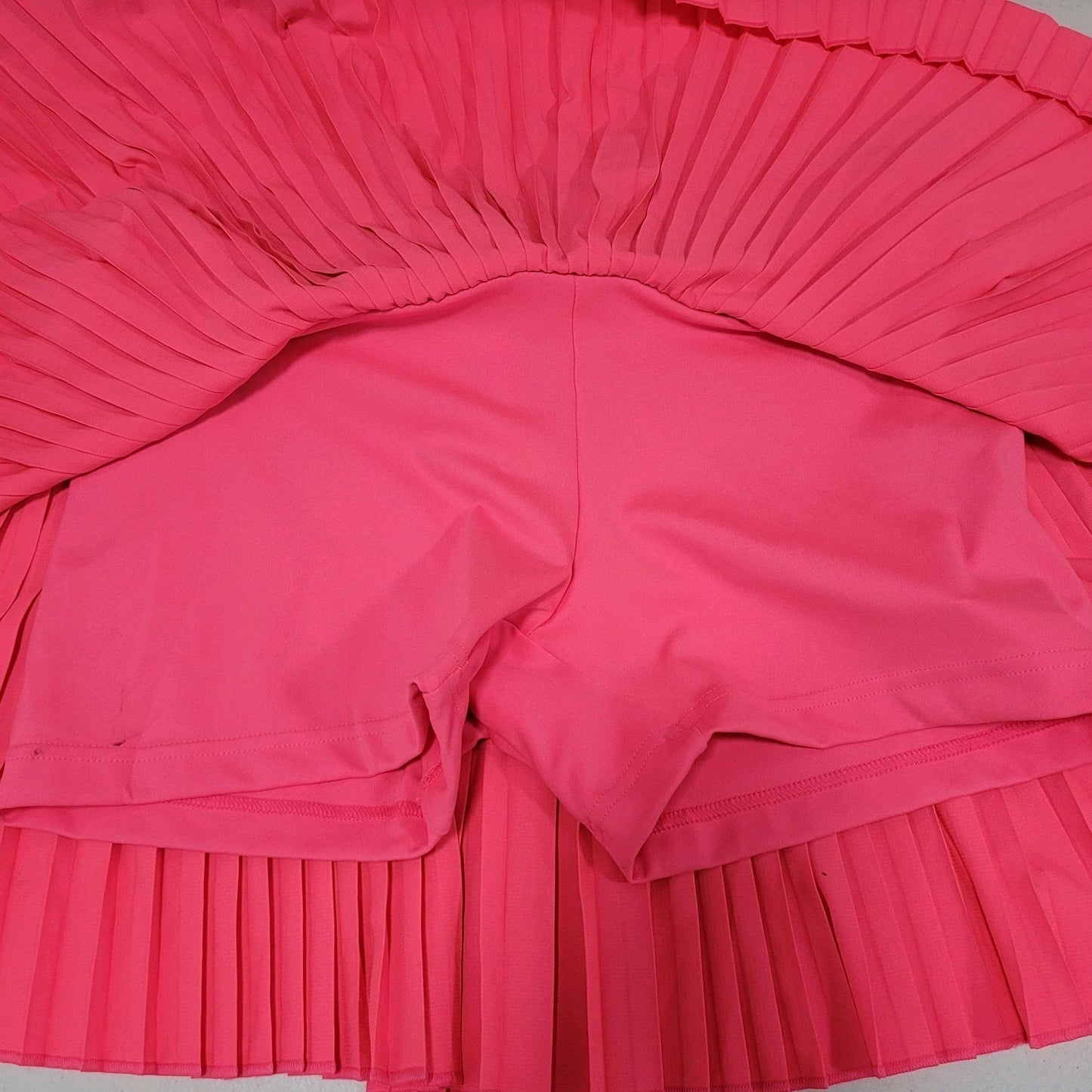 NWD Adidas Pink Club Pleat Tennis Skirt Climacool Built In Shorts Skort Medium M