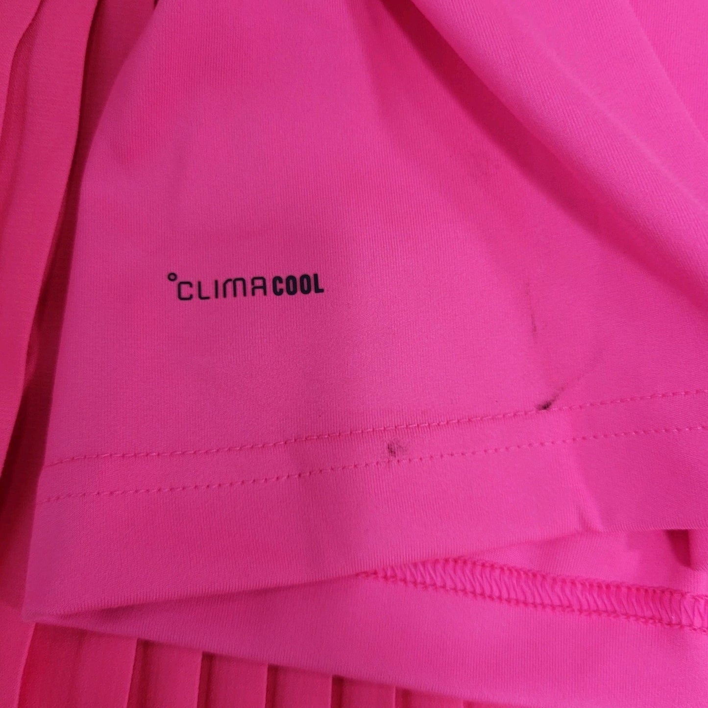 NWD Adidas Pink Club Pleat Tennis Skirt Climacool Built In Shorts Skort Medium M