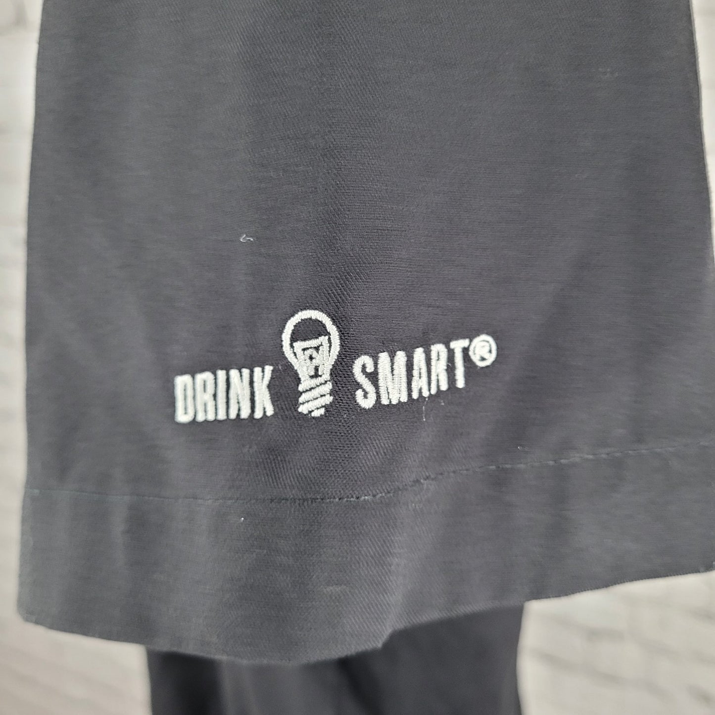 Jim Beam Black Dickies Flex Embroidered Logos Button Up Shirt Large L