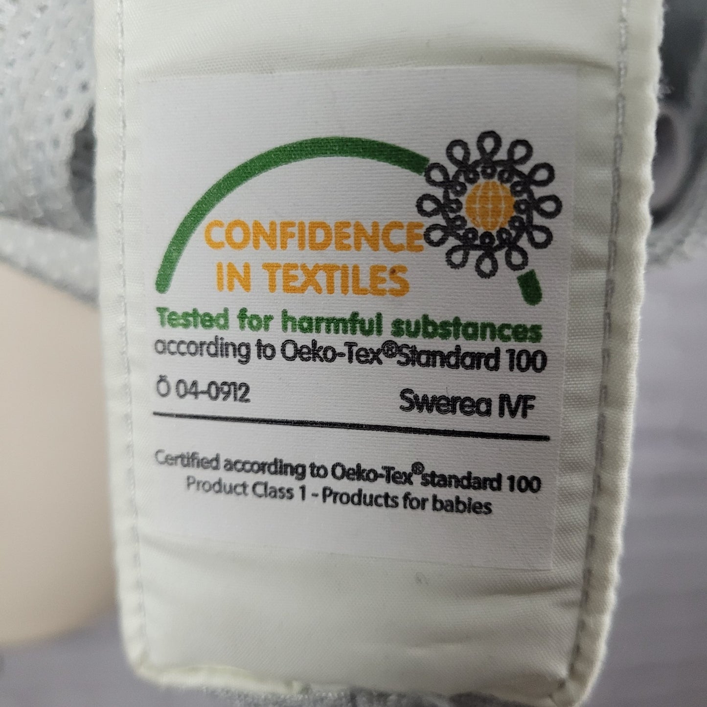 Baby Bjorn Grey Cotton Mesh Adjustable Baby Infant Child Carrier 8-33lbs