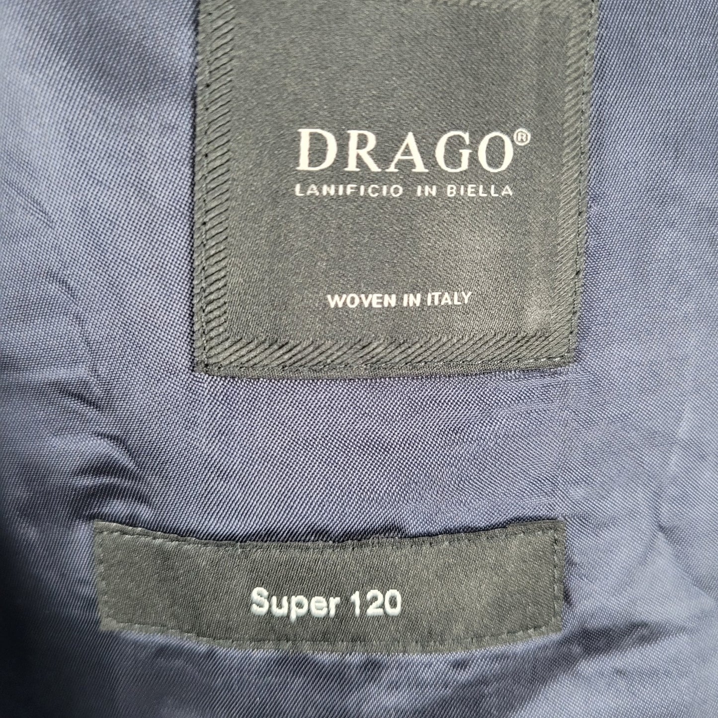 Hugo Boss x Nordstrom Blue 100% Wool Super 120 Drago Check Blazer Sport Coat 42L