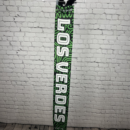 Austin FC Green Black Los Verdes Hasta La Muerte Football MLS Soccer Scarf 54”