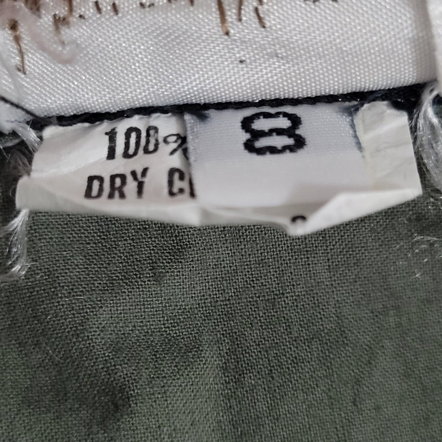 Neiman Marcus Gordon Henderson Green Long Sleeve Drop Waist Shirt Top USA 8