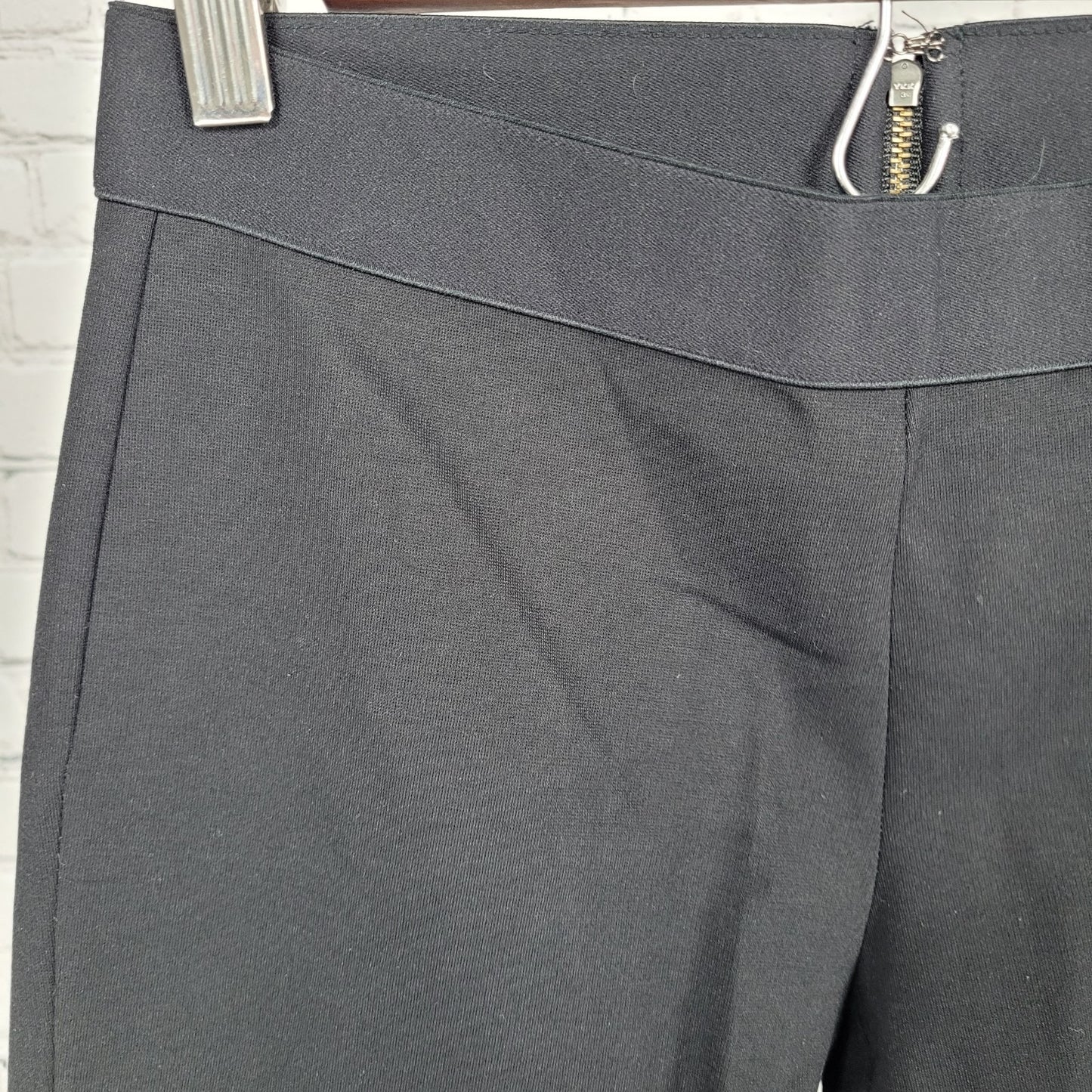 J.CREW Black Pixie Stretch Zipped Skinny Low Rise Ankle Pants Size 0R (24x28)
