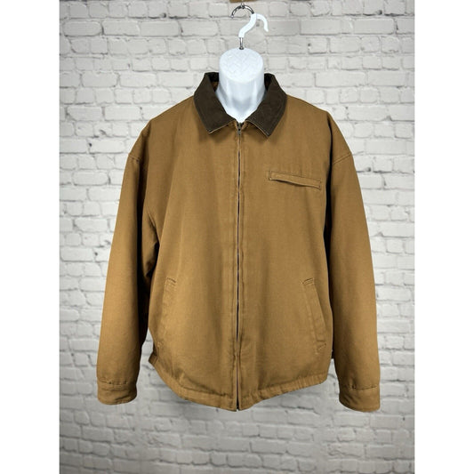 Sig Sauer Brown Cotton Long Sleeve Tactile Lined Heavy Shooting Jacket Size XXL