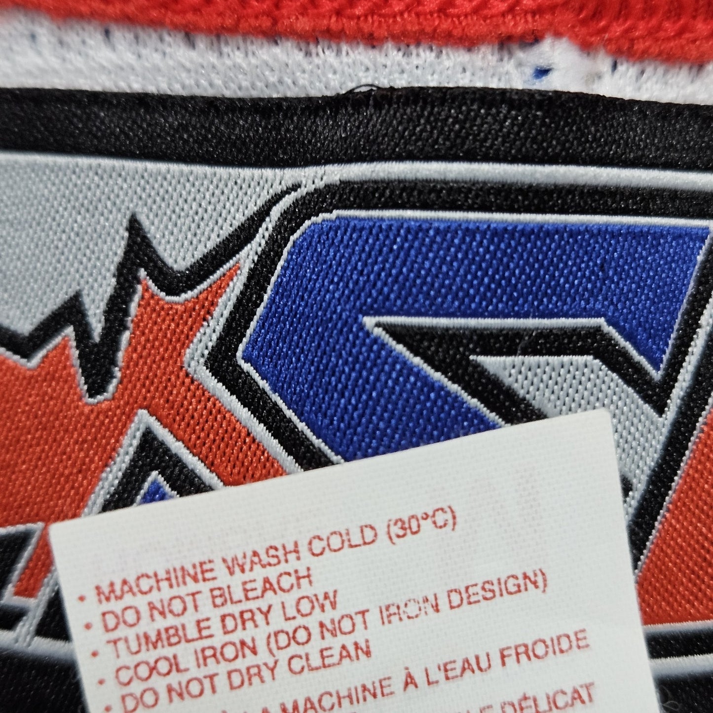 VTG Puddle Jumpers Hockey Club Amos 14 Highstick Flo Knit Jersey Medium M