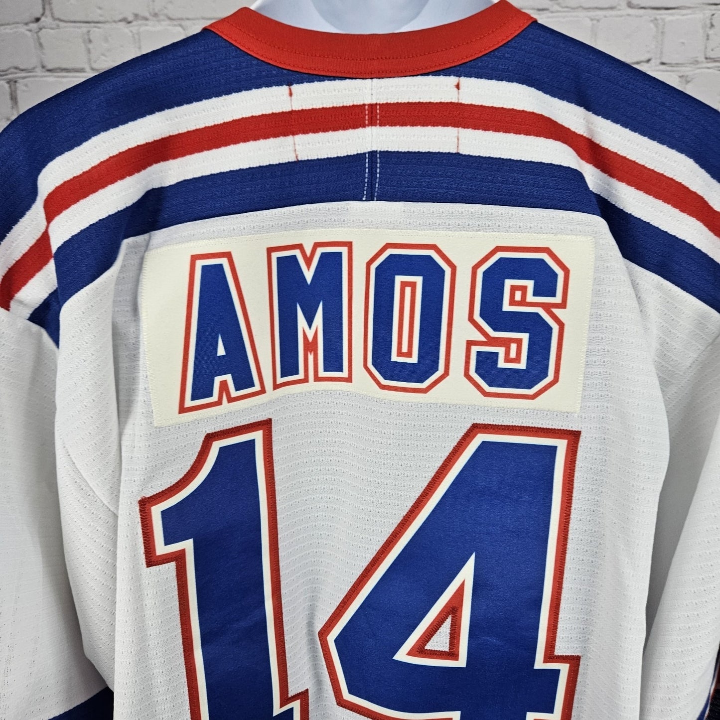 VTG Puddle Jumpers Hockey Club Amos 14 Highstick Flo Knit Jersey Medium M