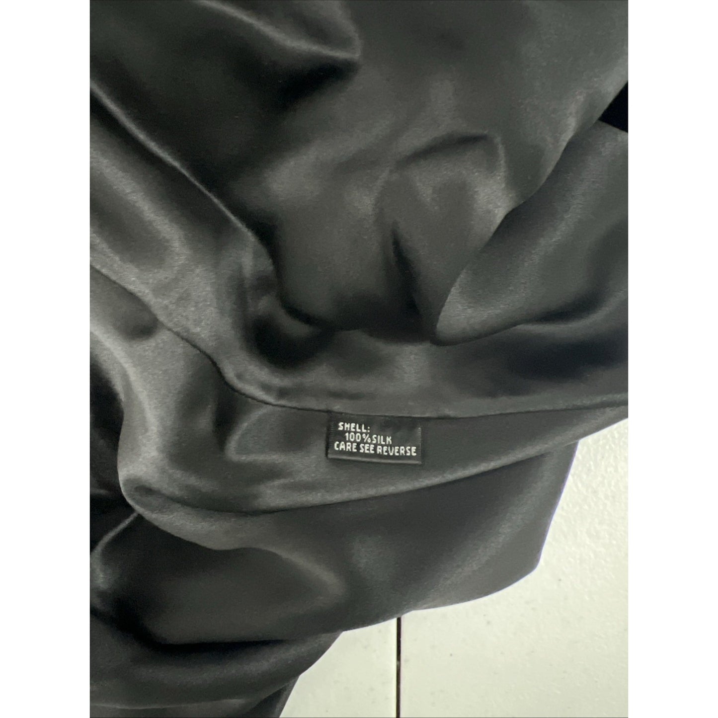 Carmen Marc Valvo Collection Black Silk Strappy Maxi Gown Long Mermaid Dress 10