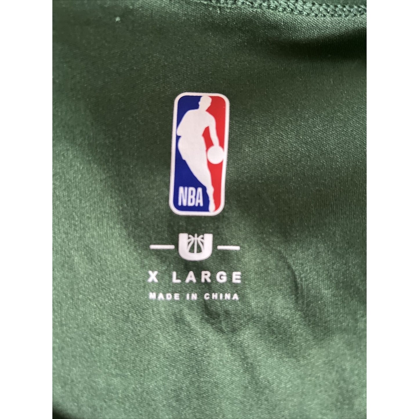 NBA Milwaukee Bucks Green White Sleeveless Jersey Antetokounmpo #34 Tank Top XL