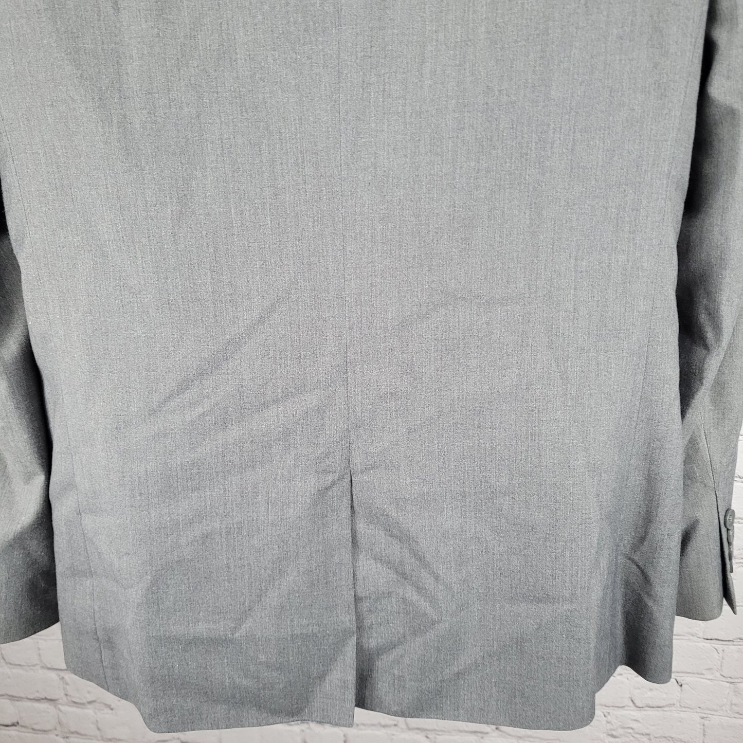 Calvin Klein Grey Slim Fit 2 Button Vented Notch Blazer Sport Coat Large L