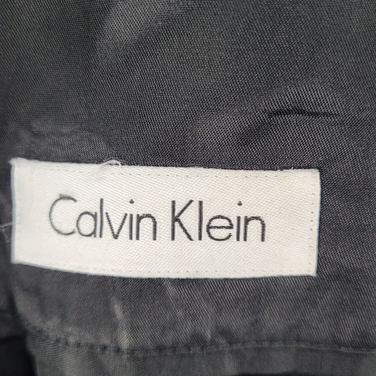 Calvin Klein Grey Slim Fit 2 Button Vented Notch Blazer Sport Coat Large L