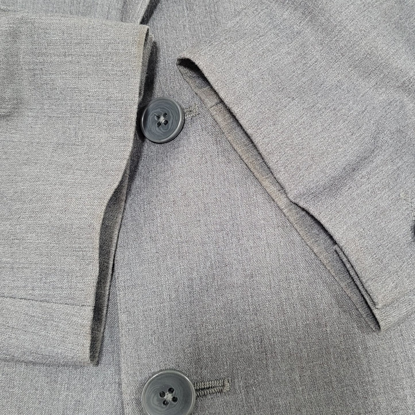 Calvin Klein Grey Slim Fit 2 Button Vented Notch Blazer Sport Coat Large L