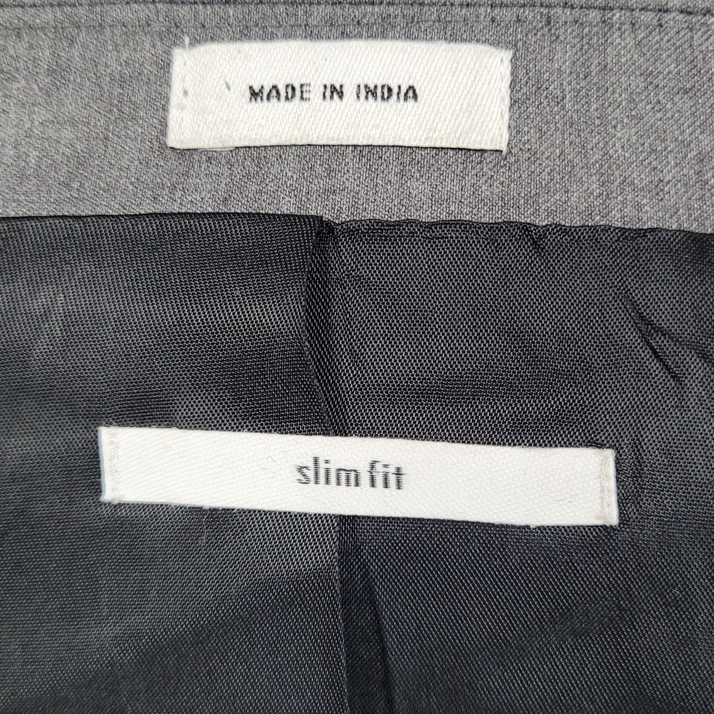 Calvin Klein Grey Slim Fit 2 Button Vented Notch Blazer Sport Coat Large L