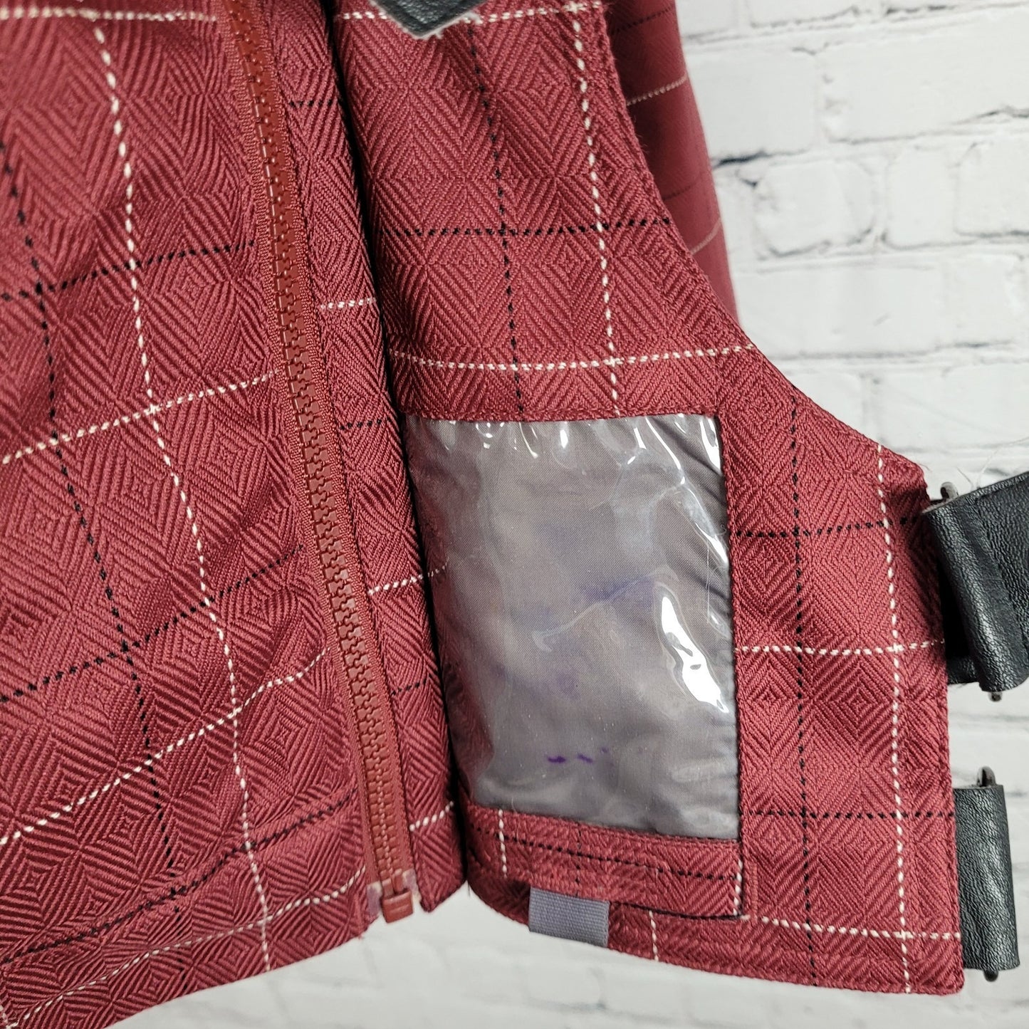 Burton Red Check Dryride Faux Fur Lined Insulated Dream Jacket Size Small S