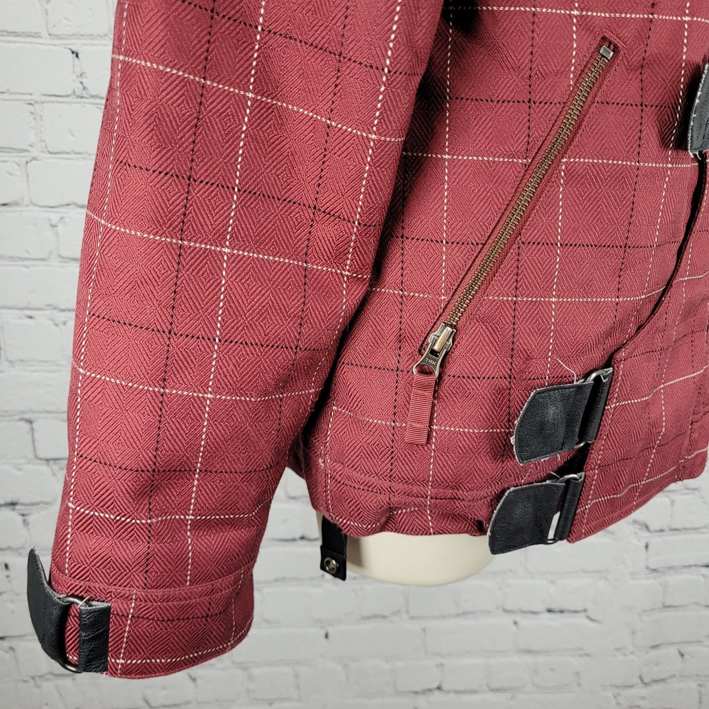 Burton Red Check Dryride Faux Fur Lined Insulated Dream Jacket Size Small S