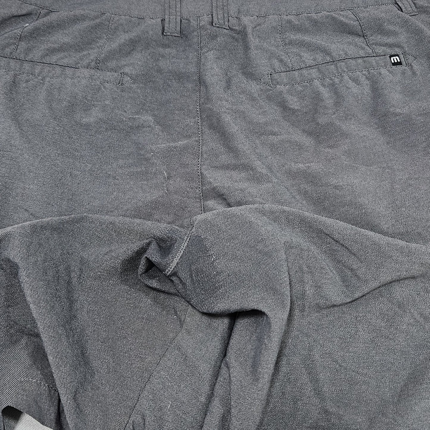 Travis Mathew Grey Casual Lightweight Stretch Golf Shorts 36 (36x10.5)