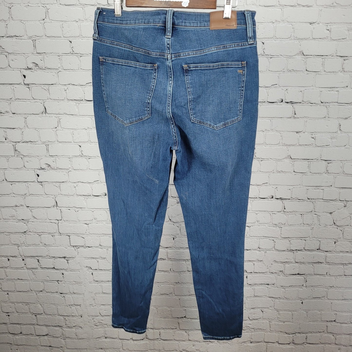 Madewell Blue Denim 10" Roadtripper Medium Wash Skinny Jeans 30 (31x29)
