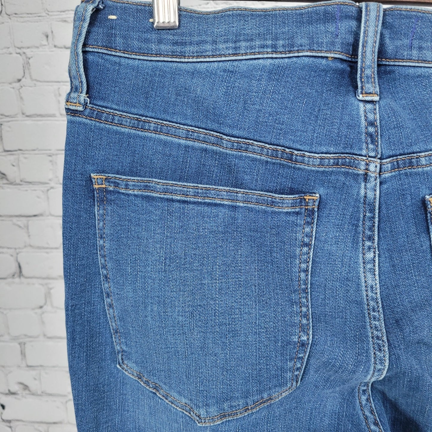 Madewell Blue Denim 10" Roadtripper Medium Wash Skinny Jeans 30 (31x29)